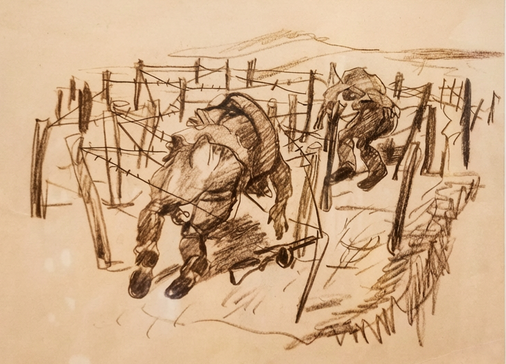 „Aus den Frontskizzen“